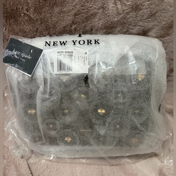 kate spade Brown Floral Suede Crossbody Bag - Picture 6 of 6